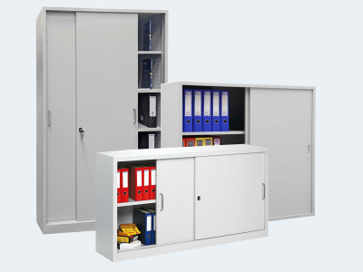 Stahl-Schiebetürenschränke