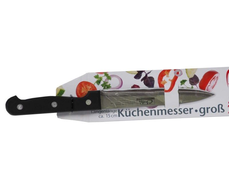 Küchenmesser lang, Klinge 15 cm lang