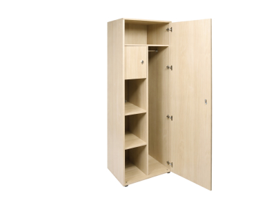 Holz-Kleider-Wäsche-Schrank mit Wertfach,...
