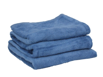 Wohndecke 150x200 cm, uni blau/grau, 1.600 g mit...