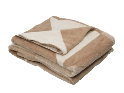 Wohndecke 160x200 cm, beige/braun 1.600 g,...