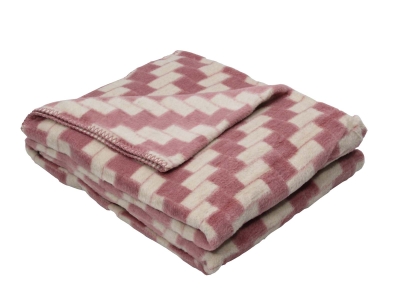 Wohndecke 160x200 cm, Puderrosa 1.600 g,...