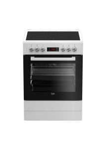 Elektro-Standherd beko FSM67320GWS Glaskeramikkochfeld (60-er)