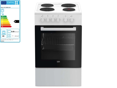 Elektro-Standherd beko FSS560000GW Mulden-Kochfeld (50-er)