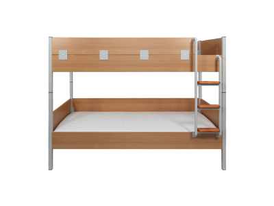 Holz-Etagen-Bett inkl. Leiter+Absturzblende, Buche,...