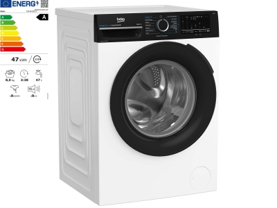 Waschvollautomat BM3WFU4841W1 Beko, 8 kg weiss A
