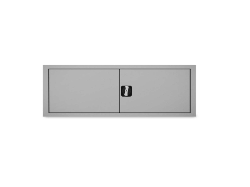 Aufsatzschrank-Stahl-Kleider-/Aktenschrank 92 x 42 x 40 cm (BxTxH) lichtgrau
