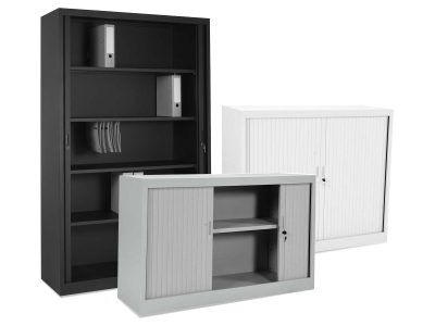 Rollladenschrank aus Stahl mit...