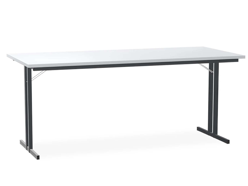 Klapptisch mit T-Fuß Stapelbar