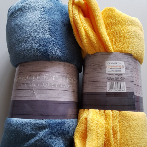 Fleece-Decke 150x200 cm, PES, uni farbig sortiert, 270...