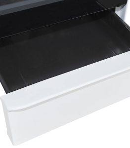 Elektro-Standherd Exquisit ECM 5-4.1 weiß mit Ceranfeld (50-er)