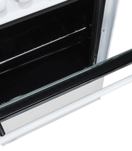 Elektro-Standherd Exquisit ECM 5-4.1 weiß mit Ceranfeld (50-er)