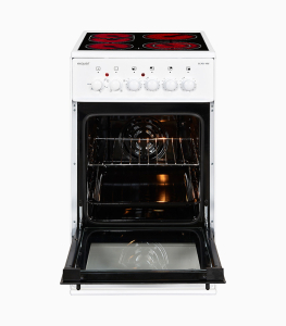 Elektro-Standherd Exquisit ECM 5-4.1 weiß mit Ceranfeld (50-er)