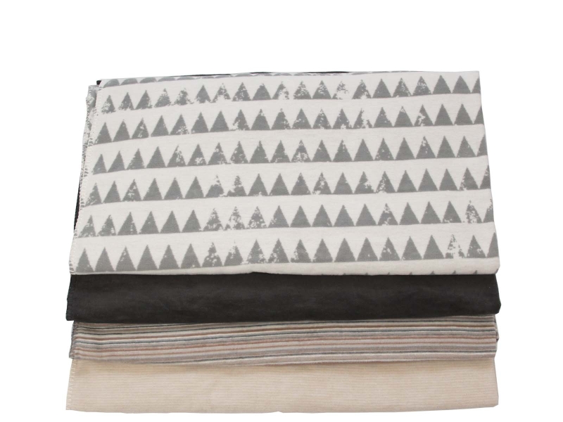 Wohndecke 140x200 cm, bunt sortiert, waschbar, Öko-Tex-Standard, hochwertiger Sonderposten