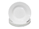 Teller tief 23,5 cm in weiß, Opal-Hartglas