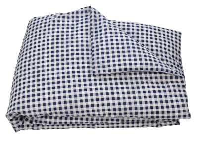 Bettdecken-Bezug 135x200 cm, Polycotton, blau/weiß...