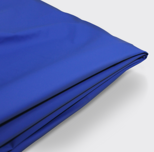 Matratzen-Nässe-/Inkontinenzschutz-Bezug, 90x190x12 cm, blau, brandschutzgeprüft Crib 5, RV2-seitig