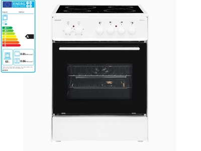 Elektro-Standherd Exquisit ECM 6-4 weiß mit...