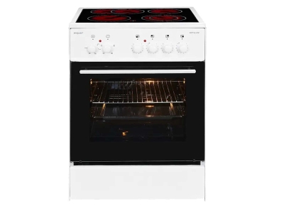Elektro-Standherd Exquisit ECM 6-4 weiß mit...