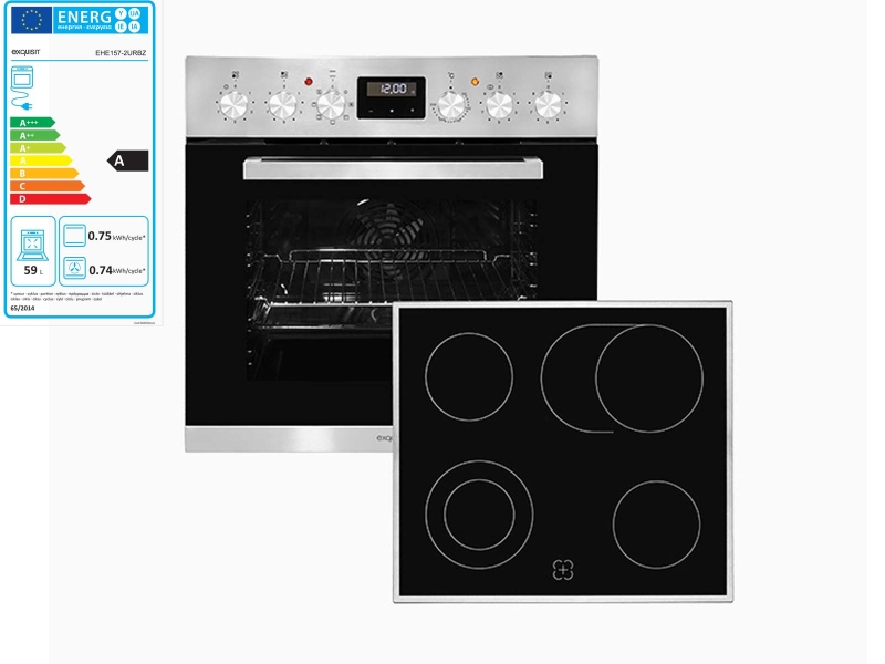 Elektro-Einbauherd-Set 60 cm 157-2 URBZ