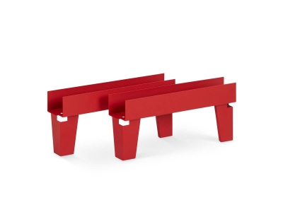 Stabile Füße für Feuerwehrschränke / RAL 3000