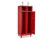 Feuerwehrschrank (2 Abteile) / Feuerrot
