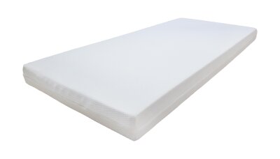 Matratzen-Nässeschutz-Bezug, brandschutzgeprüft Crib 5, 90x200x14 cm, weiß, 95°C, RV2-seitig