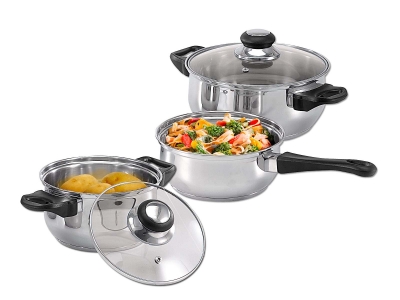 Kochtopfset SW 5-tlg. aus Edelstahl