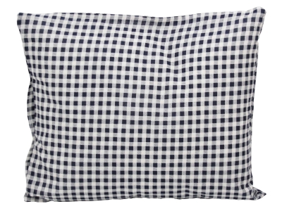 Kissen-Bezug 50x60 cm,  blau/weiß bedruckt mit 10...