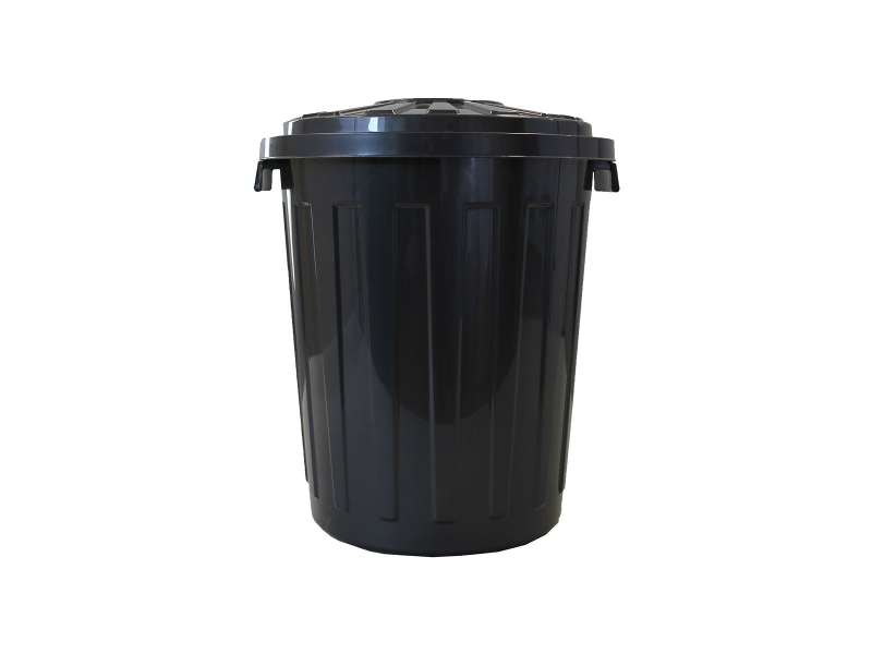 Abfall-Tonne mit Deckel, 23 Ltr. aus recyceltem Kunststoff