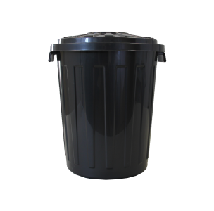 Abfall-Tonne mit Deckel, 23 Ltr. aus recyceltem Kunststoff