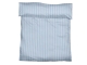 Bettdecken-Bezug mit Blockstreifen, 140x210 cm, TB203 in blau, HV, 95°C waschbar