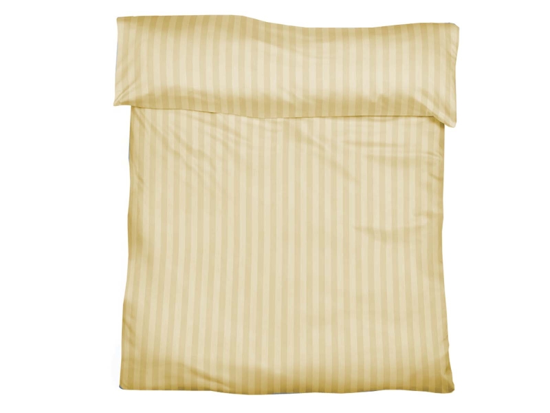 Bettdecken-Bezug mit Blockstreifen, 140x210 cm, TB203 in gelb, HV, 95°C waschbar