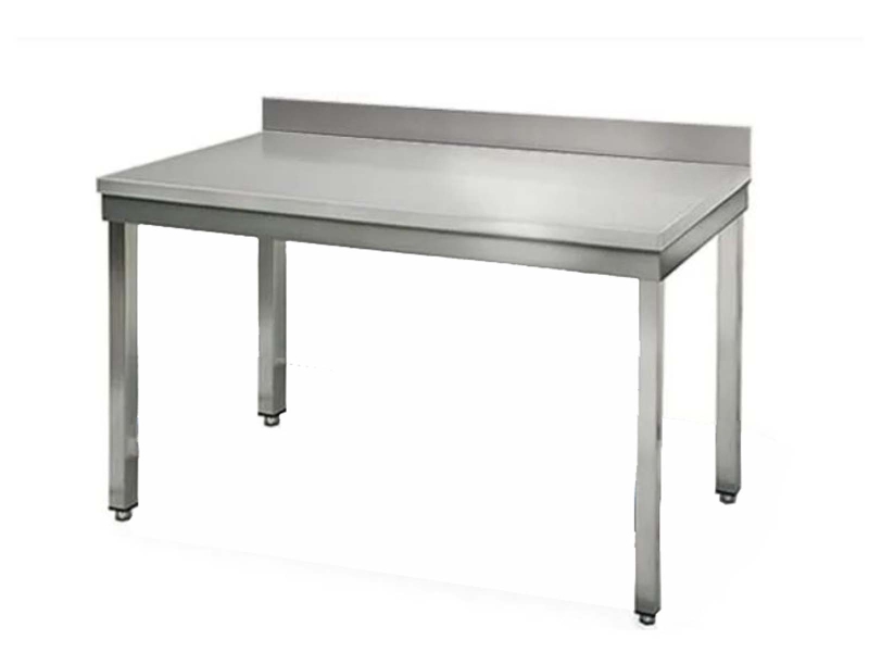 Edelstahl Arbeitstisch Basic ohne Grundboden 160x60x85 cm
