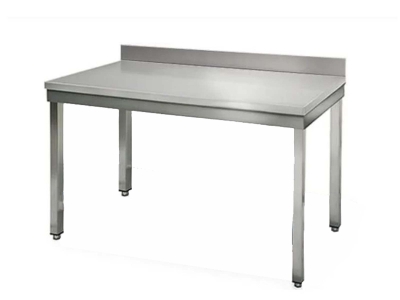 Edelstahl Arbeitstisch Basic ohne Grundboden 160x60x85 cm