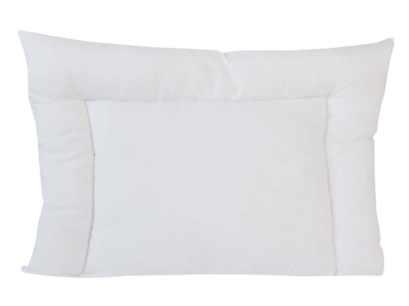 Baby-Kissen 40x60, flach, Mikrofaser glatt, U-Steppung, waschbar 95°C