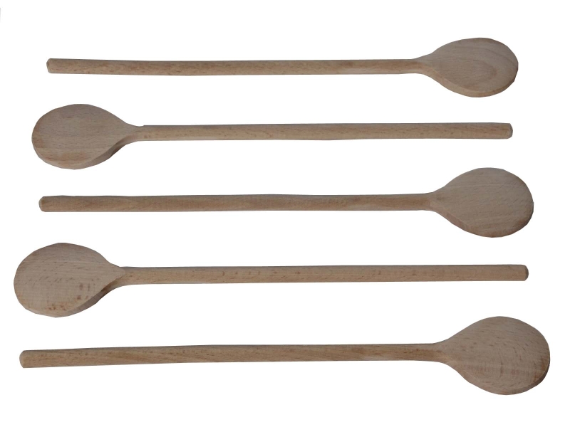 Holzlöffel, runde Schale, L = ca. 30 cm