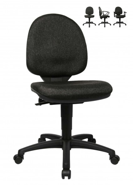 Bürodrehstuhl  EXP1704 in schwarz, zerlegt