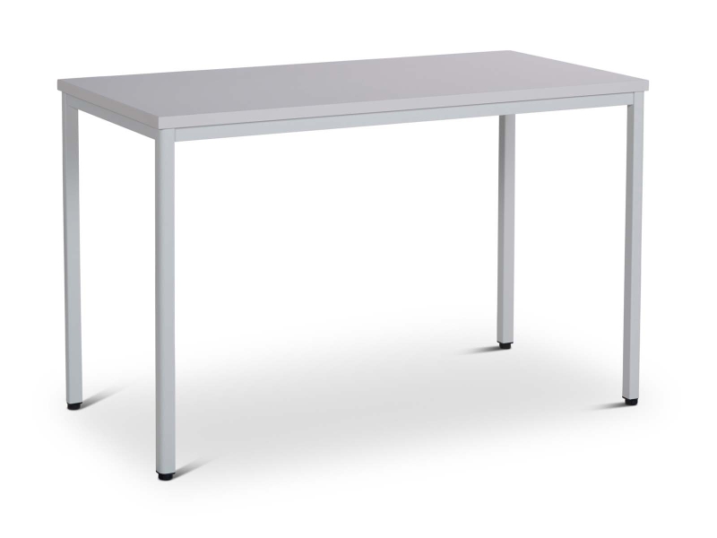 Allzwecktisch 110x70x75 cm (BxTxH), Platte 19 mm in grau, zerlegt