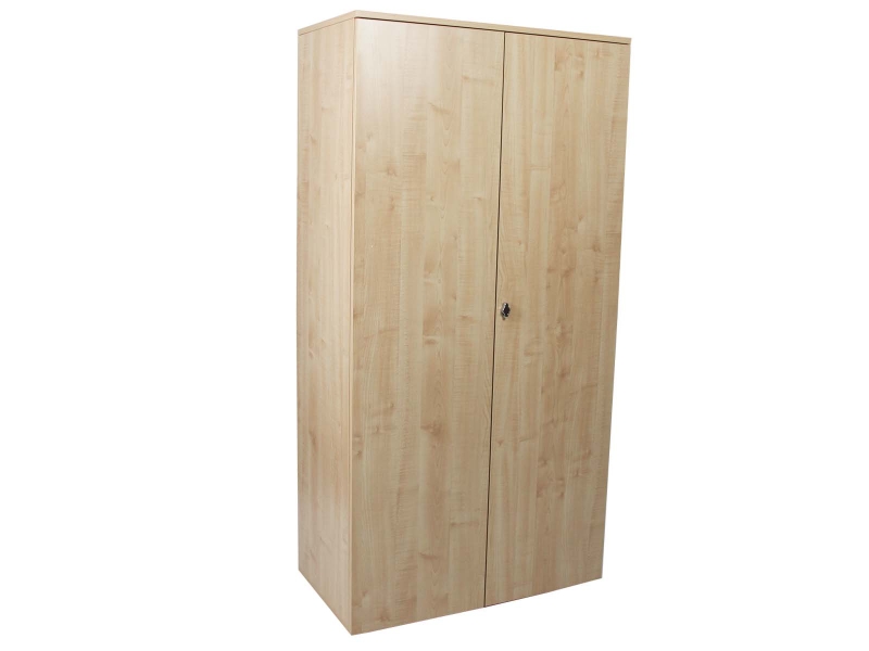 Holz-Kleiderschrank, 180x90x50 cm (HxBxT), Ahorn-Dekor, zerlegt
