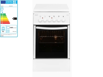 Elektro-Standherd Exquisit EH 10.3.F2 weiß (50-er)