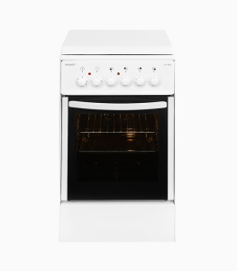 Elektro-Standherd Exquisit EH 10.3.F2 weiß (50-er)