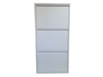 Schuhkipper-Schrank, 1-reihig, 3 Klappen, 103 x 50 x 15...